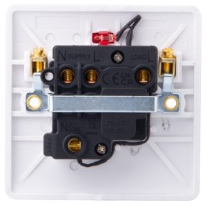 13A DP Switched Fused Spur Neon White - Image 3