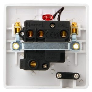 13A DP Switched Fused Spur Neon Flex Outlet White - Image 3