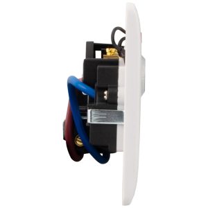 13A DP Key Lockable Socket Neon White - Image 4