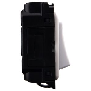 20A DP Switch Grid Module Printed Fridge White - Image 3