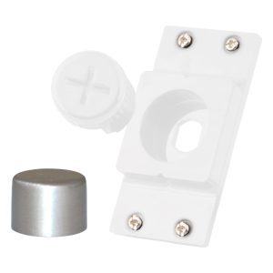 Dimmer Assembly Module Black with Brushed Stainless Steel Cap - Image 1