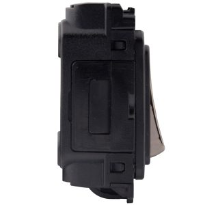 20A DP Switch Grid Module Printed Tumble Dryer Black Nickel - Image 2