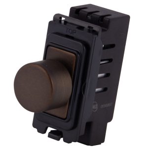 2 Way Intelligent Dimmer Grid Module Dark Bronze - Image 1