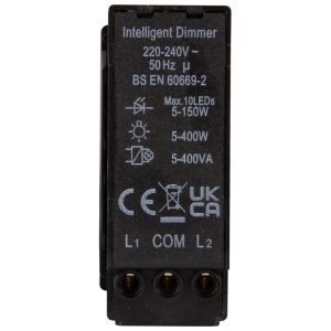 2 Way Intelligent Dimmer Grid Module Dark Bronze - Image 2